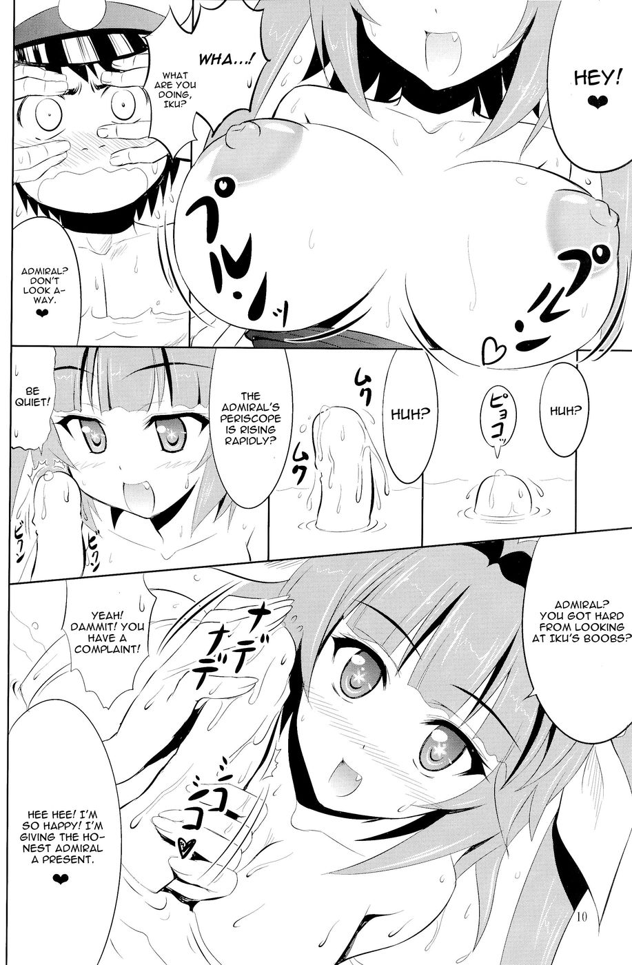 Hentai Manga Comic-Teitoku Ha Nani wo shitemo Okoranai kara Daisuki nano-Read-9